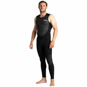 2024 C-Skins Mens Element 3/2mm Long John Wetsuit C-EL32LJM - Black